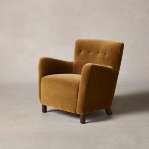The Perry Chair - Mohair Brown Sugar