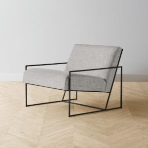 mercer-chair_belgian-linen-agate_black2.0.jpg The Mercer Chair - Heritage Belgian Linen Agate