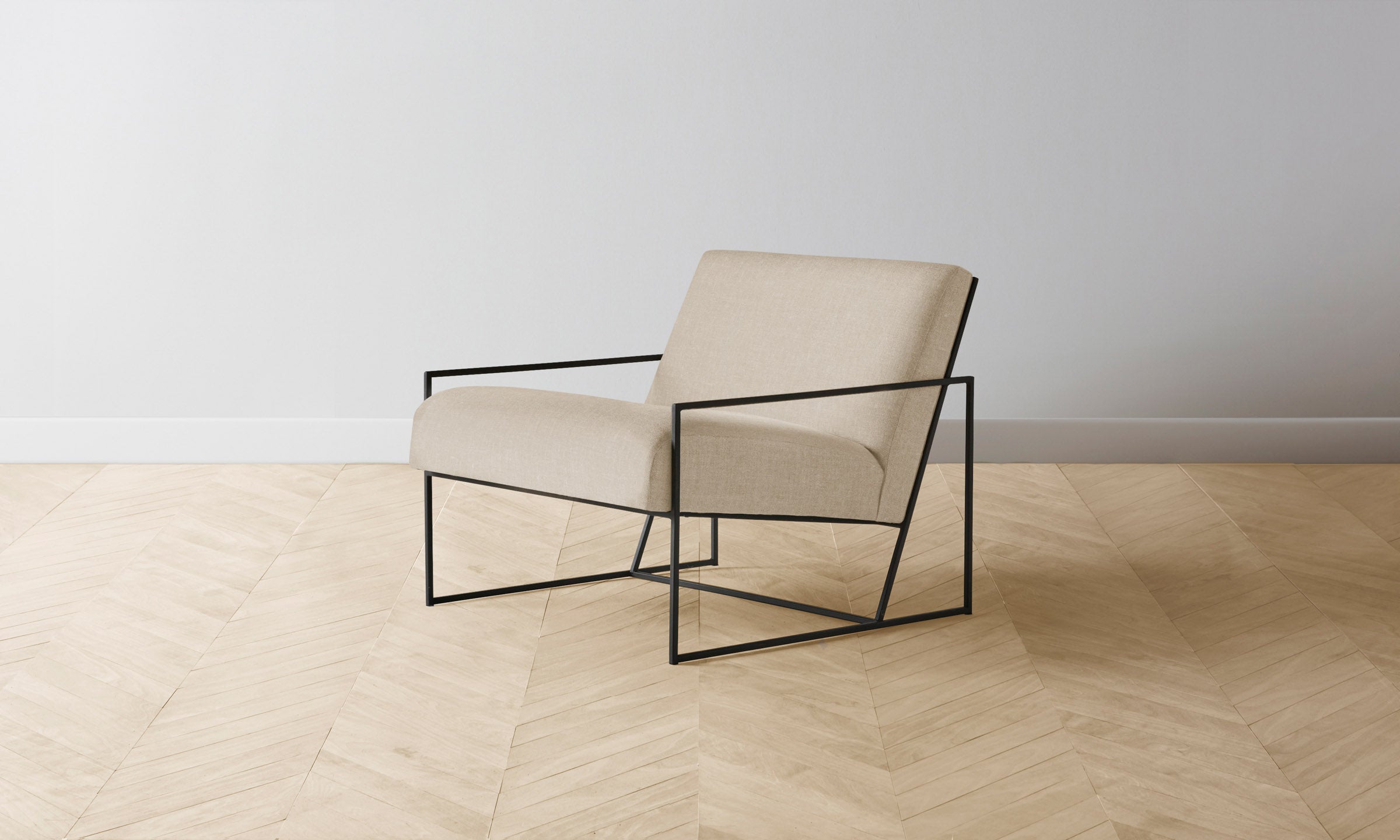 The Mercer Chair - Heritage Belgian Linen Husk