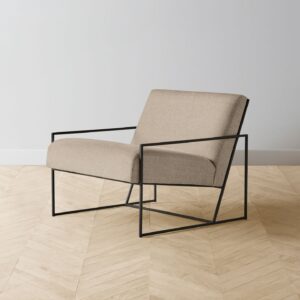 mercer-chair_italian-brushed-wool-fox_e3246f3d-15cf-4744-a0a2-8744d7255c9e.jpg The Mercer Chair - Italian Brushed Wool Fox