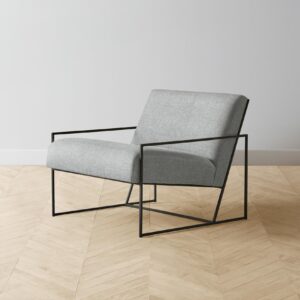 mercer-chair_merino-heather-grey_black2.0.jpg The Mercer Chair - Merino Heather Grey