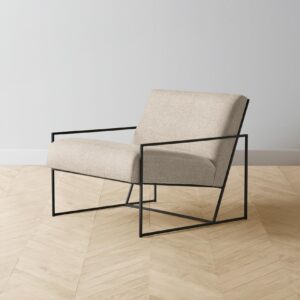 mercer-chair_merino-wheat_black2.0.jpg The Mercer Chair - Merino Wheat