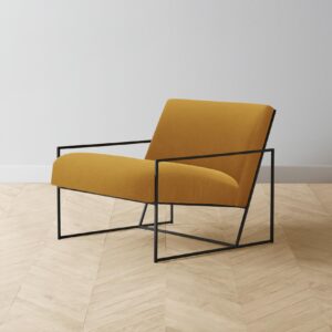 mercer-chair_mohair-amber_black2.0.jpg The Mercer Chair - Mohair Amber