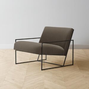 The Mercer Chair - Mohair Mink