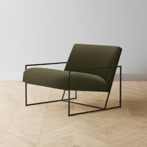 The Mercer Chair - Mohair Moss