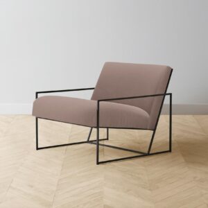 The Mercer Chair - Mohair Peony