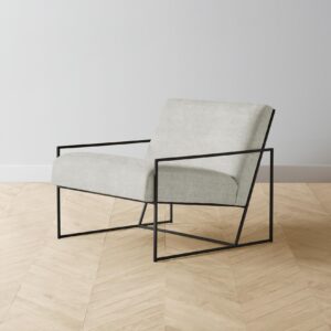 mercer-chair_performance-melange-weave-flint_black2.0.jpg The Mercer Chair - Performance Mélange Weave Flint