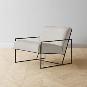 mercer-chair_performance-textured-linen-flax_black2.0.jpg The Mercer Chair - Performance Textured Linen Flax