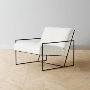 The Mercer Chair - Performance Tweed Salt