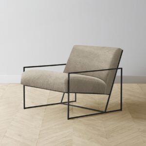 The Mercer Chair - Performance Velvet Taupe