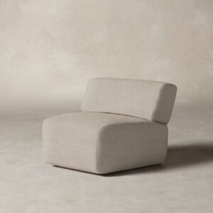 The Miles Modular Chair - Italian Bouclé Fossil