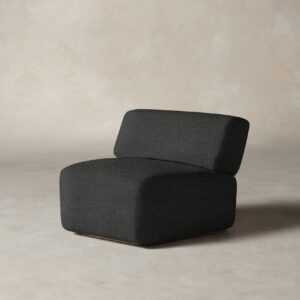 The Miles Modular Chair - Italian Bouclé Storm