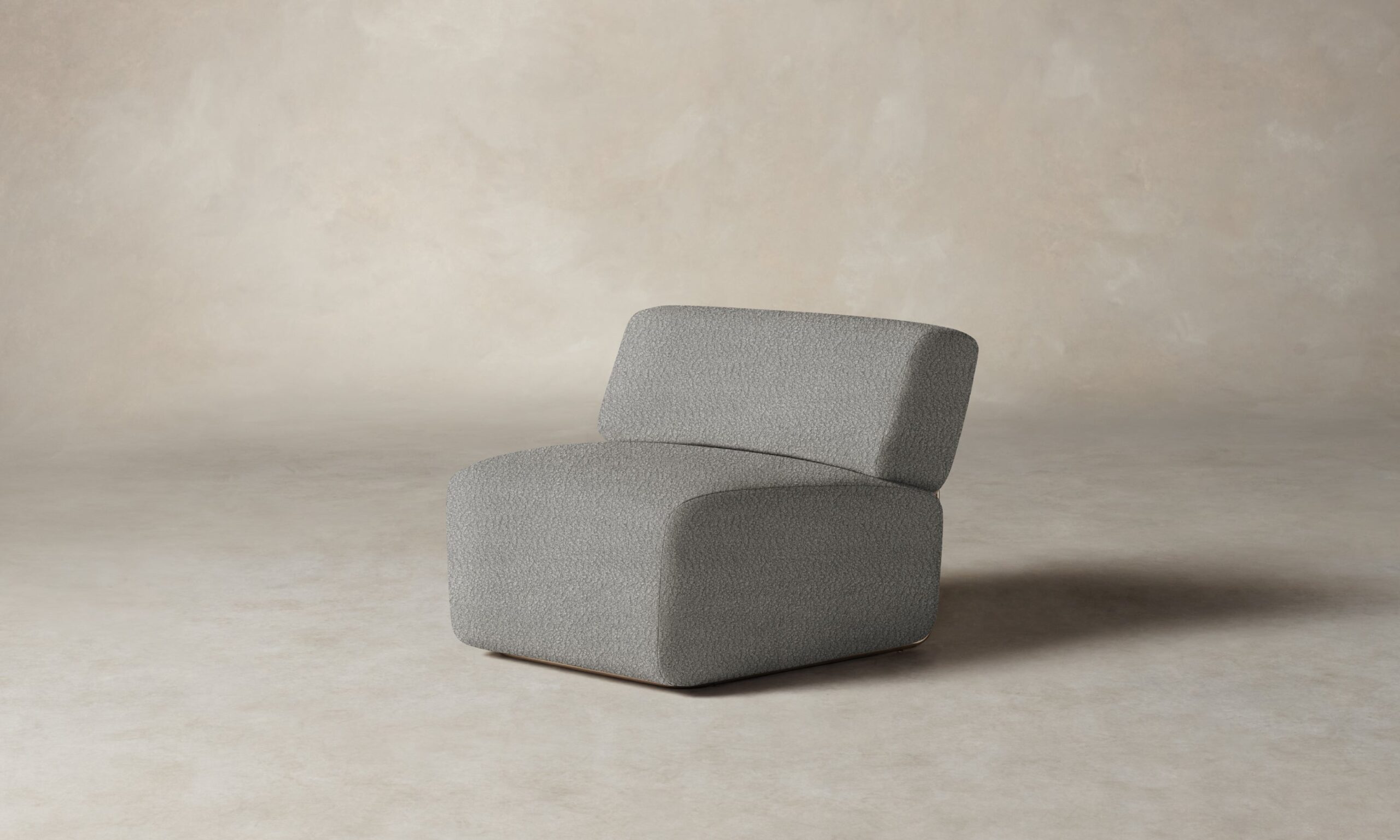 The Miles Modular Chair - Italian Bouclé Waterfall