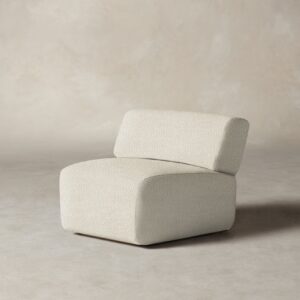 The Miles Modular Chair - Italian Bouclé White