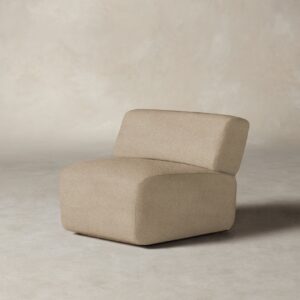 The Miles Modular Chair - Italian Brushed Wool Fox