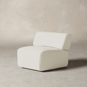 The Miles Modular Chair - Italian Brushed Wool Vanilla