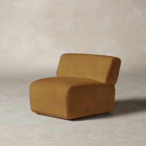 The Miles Modular Chair - Mohair Amber