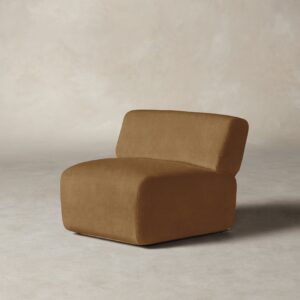 The Miles Modular Chair - Mohair Brown Sugar