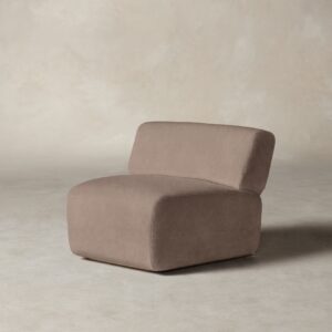 The Miles Modular Chair - Mohair Peony