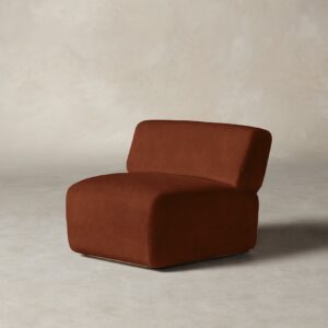 The Miles Modular Chair - Mohair Spice