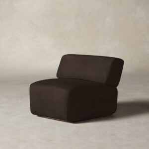 The Miles Modular Chair - Nubuck Leather Espresso