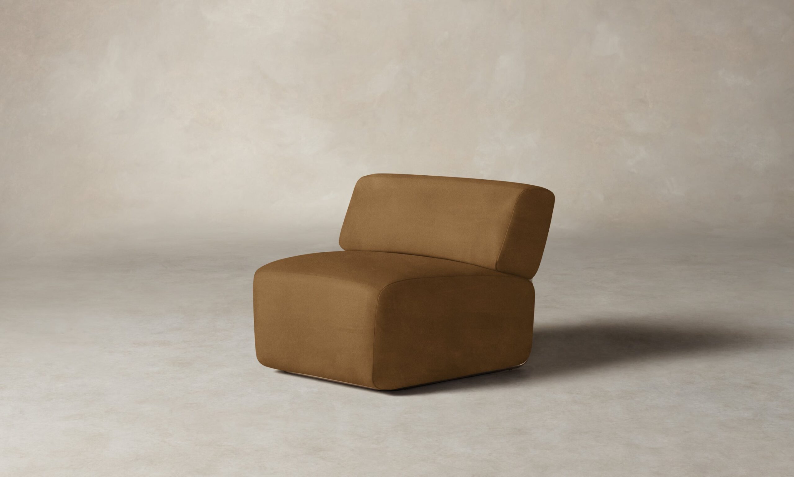 The Miles Modular Chair - Nubuck Leather Saddle