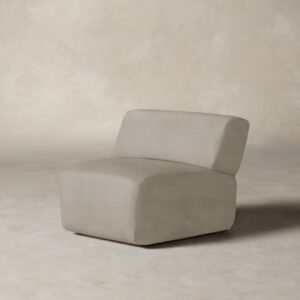 The Miles Modular Chair - Nubuck Leather Sail