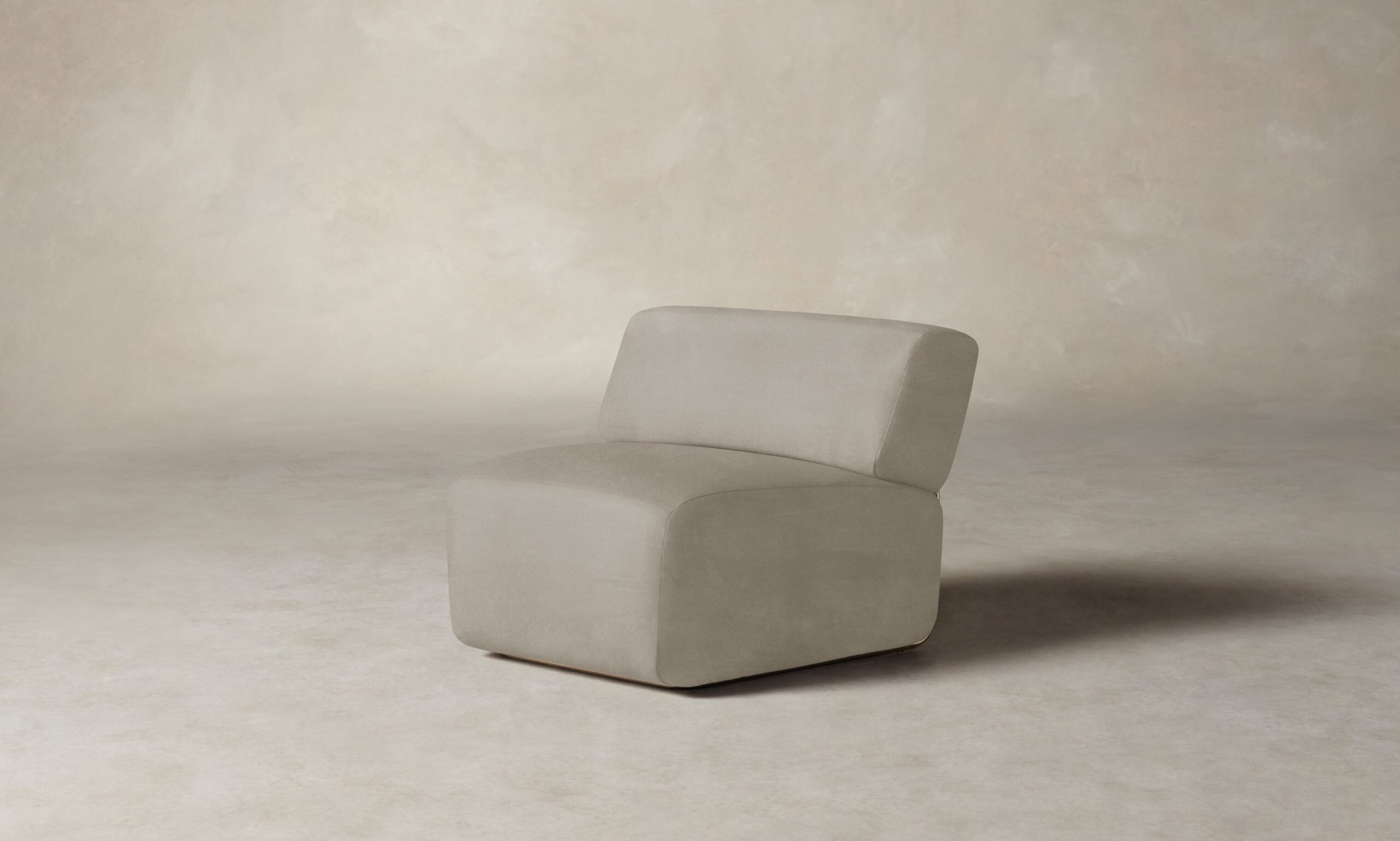 The Miles Modular Chair - Nubuck Leather Sail