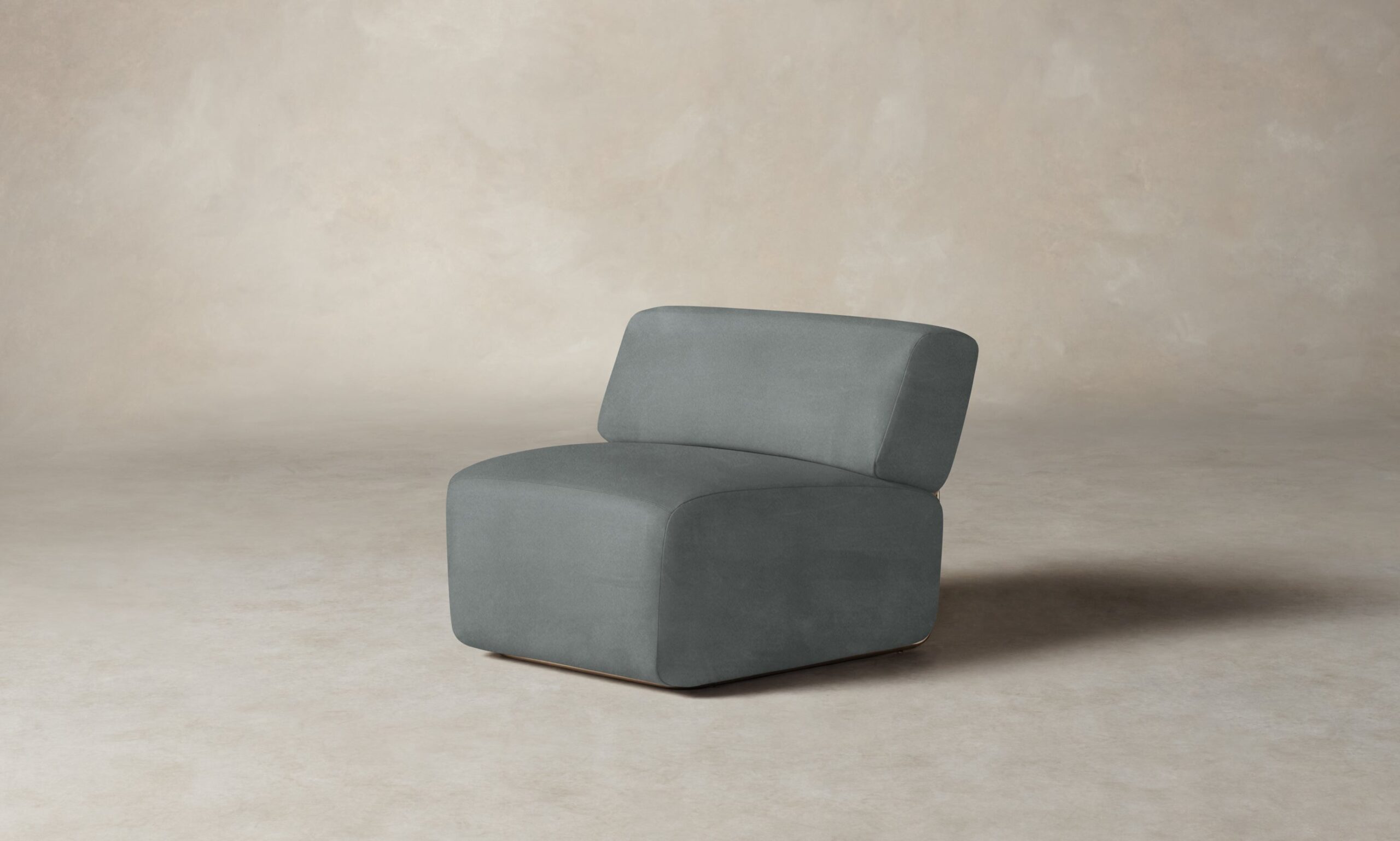 The Miles Modular Chair - Nubuck Leather Tide