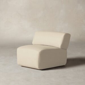 The Miles Modular Chair - Performance Woven Chenille Desert