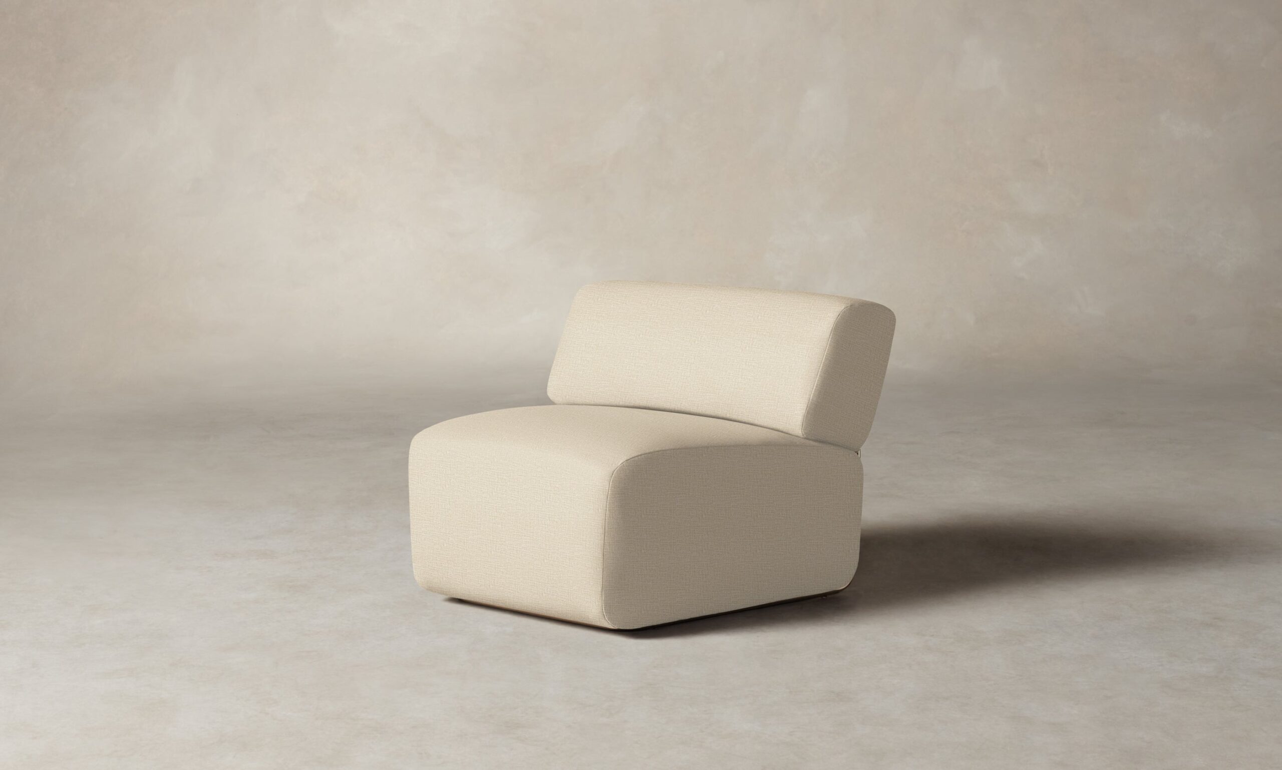 The Miles Modular Chair - Performance Woven Chenille Desert