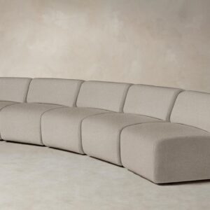 The Miles Modular Sectional - Italian Bouclé Fossil