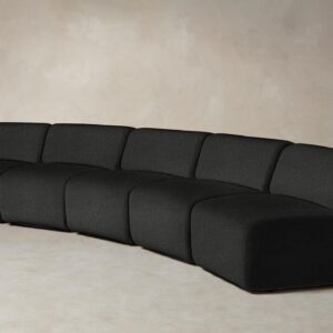 The Miles Modular Sectional - Italian Bouclé Storm