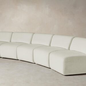 The Miles Modular Sectional - Italian Brushed Wool Vanilla