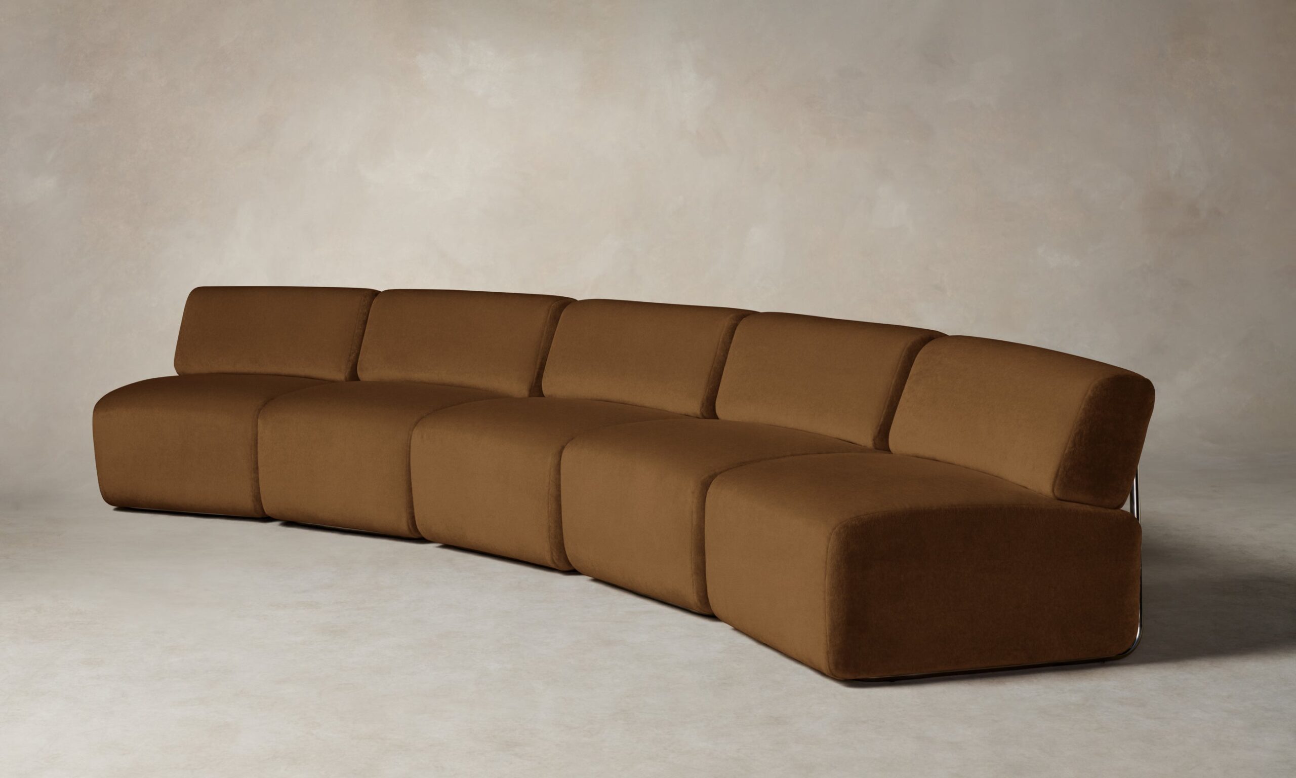 The Miles Modular Sectional - Performance Velvet Cider