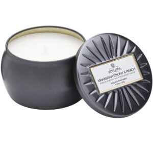 Makassar Ebony & Peach Mini Tin Candle