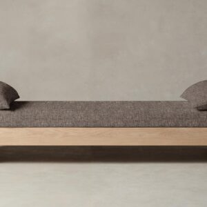The Montauk Daybed - Heritage Belgian Linen Carob