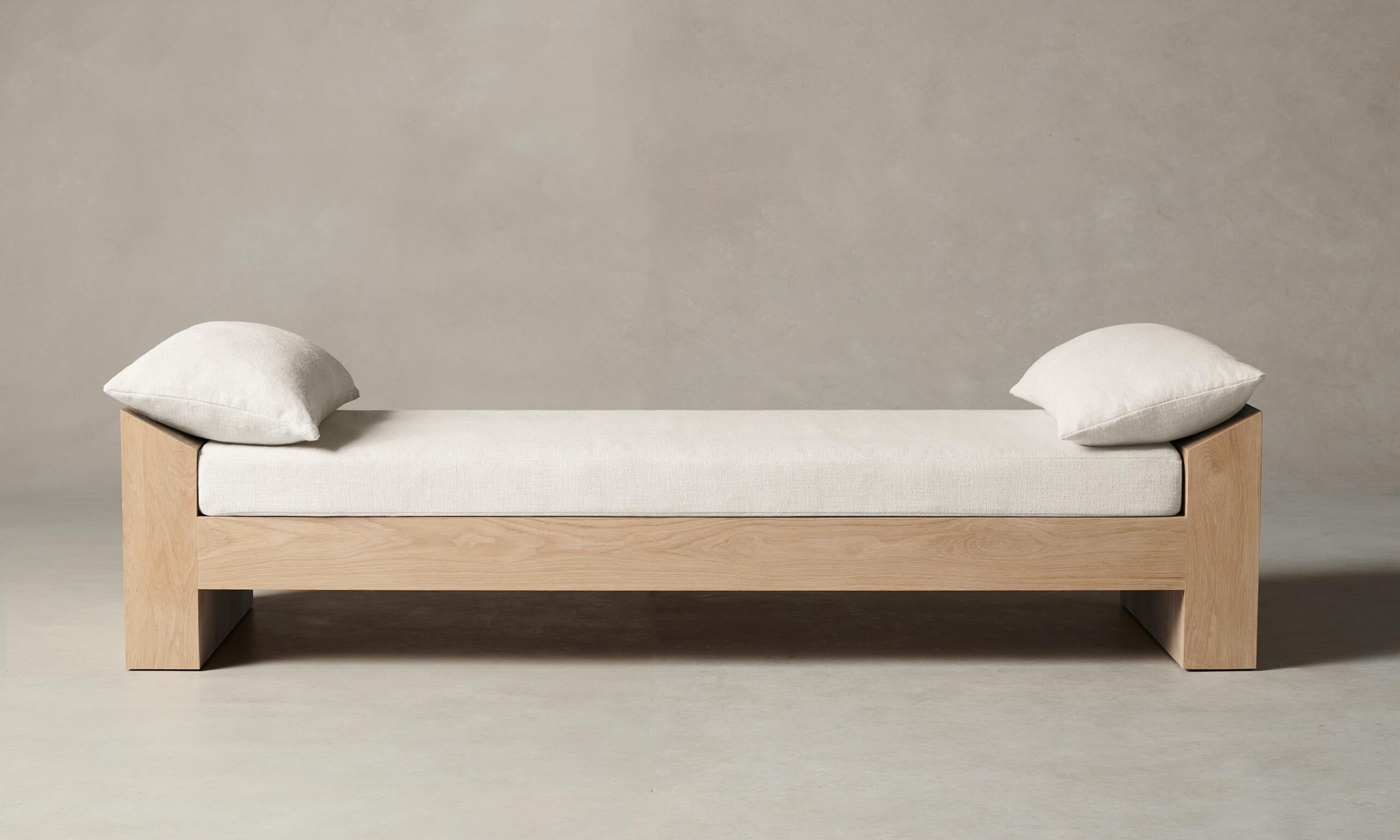 The Montauk Daybed - Heritage Belgian Linen Egret