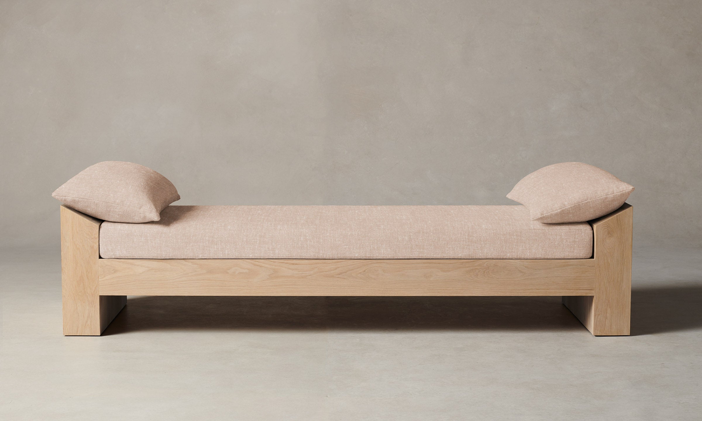 The Montauk Daybed - Heritage Belgian Linen Petal