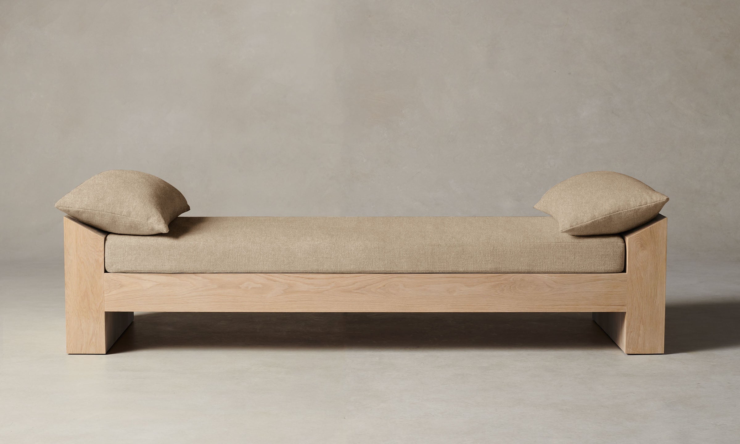 The Montauk Daybed - Italian Brushed Wool Fox
