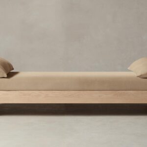 The Montauk Daybed - Mohair Almond