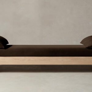 The Montauk Daybed - Mohair Chocolate