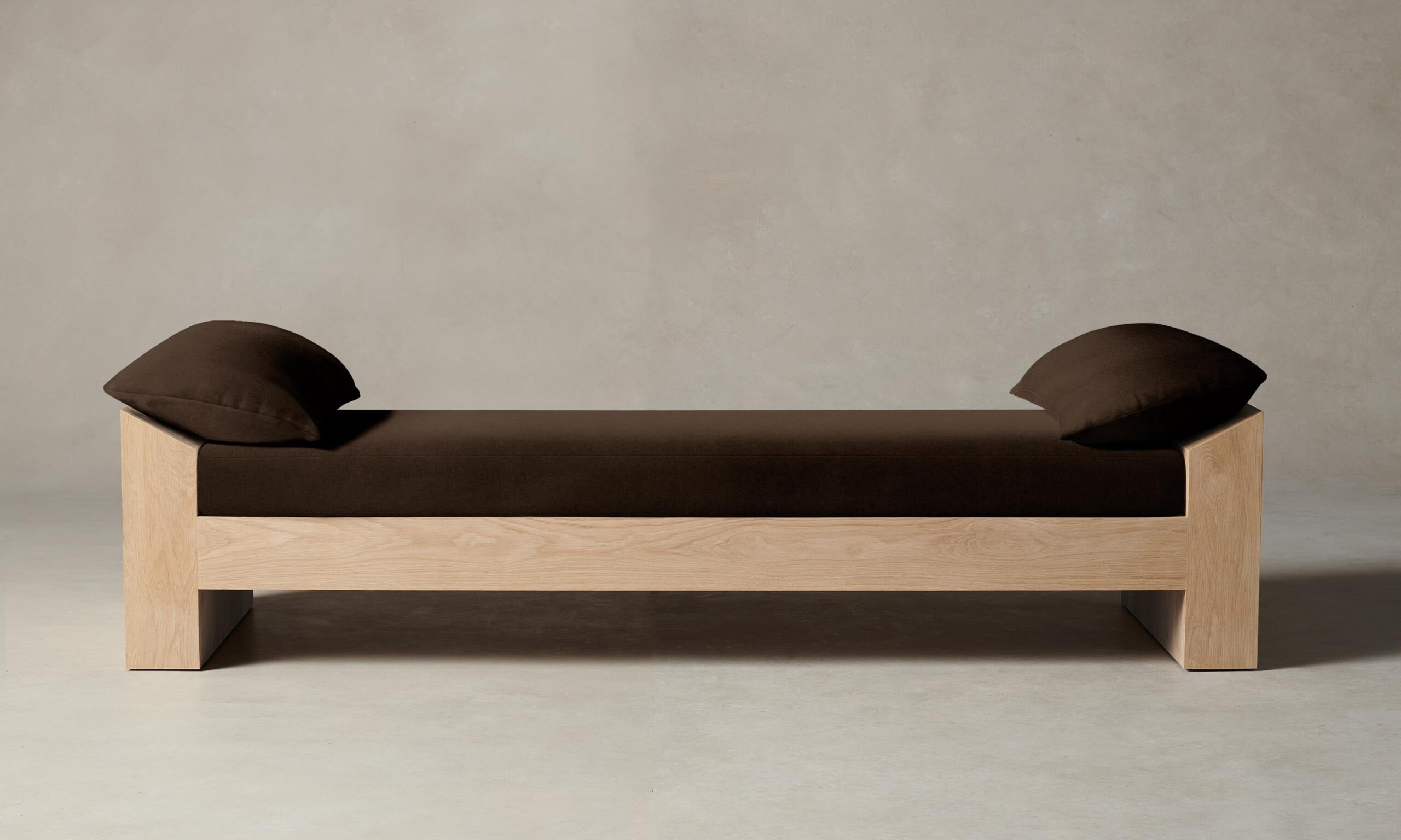 The Montauk Daybed - Mohair Chocolate