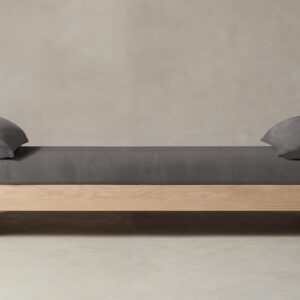 The Montauk Daybed - Nubuck Leather Asphalt
