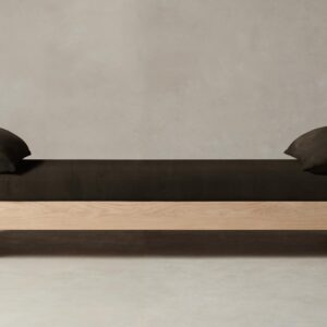 The Montauk Daybed - Nubuck Leather Espresso