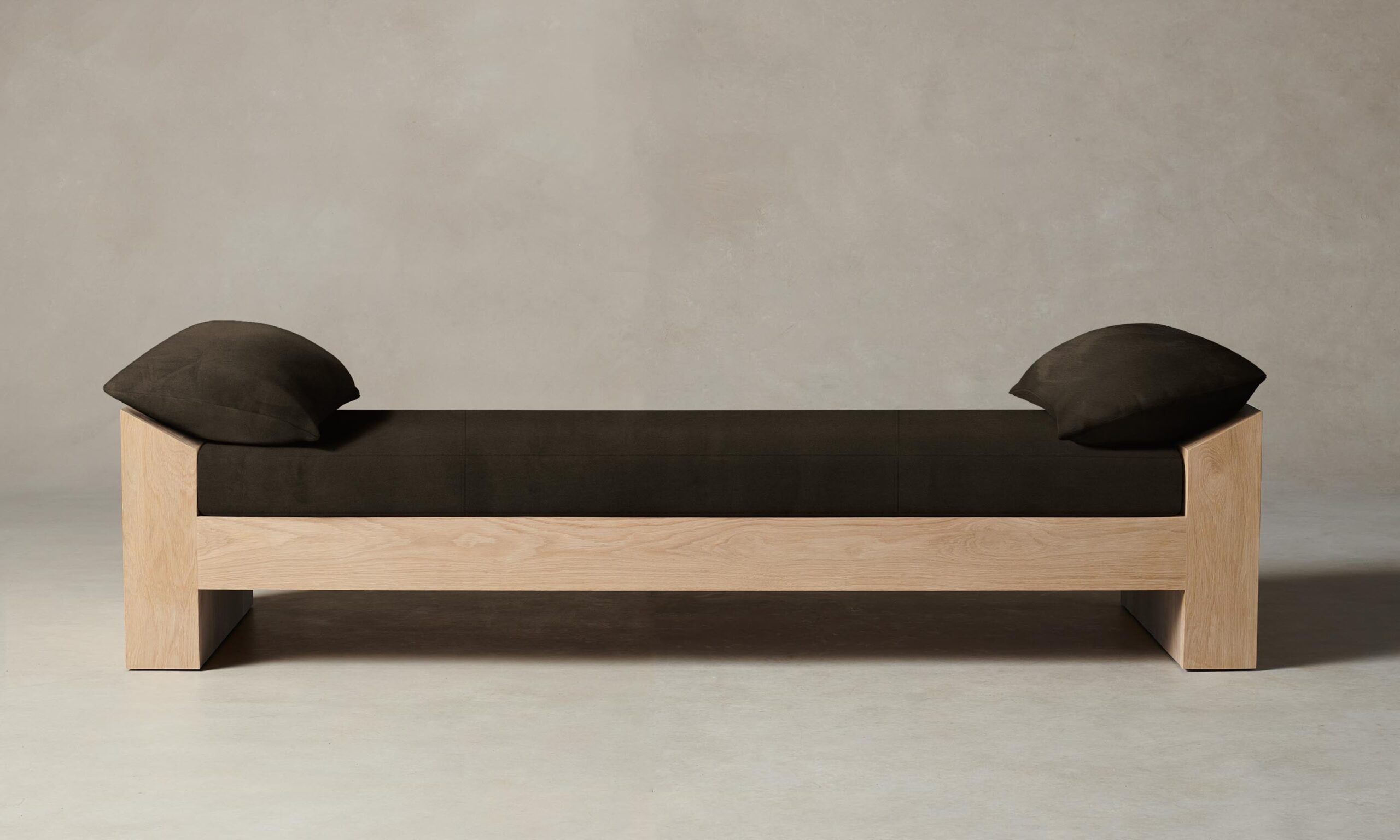 The Montauk Daybed - Nubuck Leather Espresso