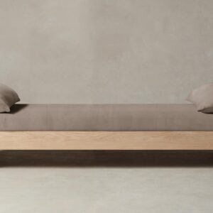 The Montauk Daybed - Nubuck Leather Fawn