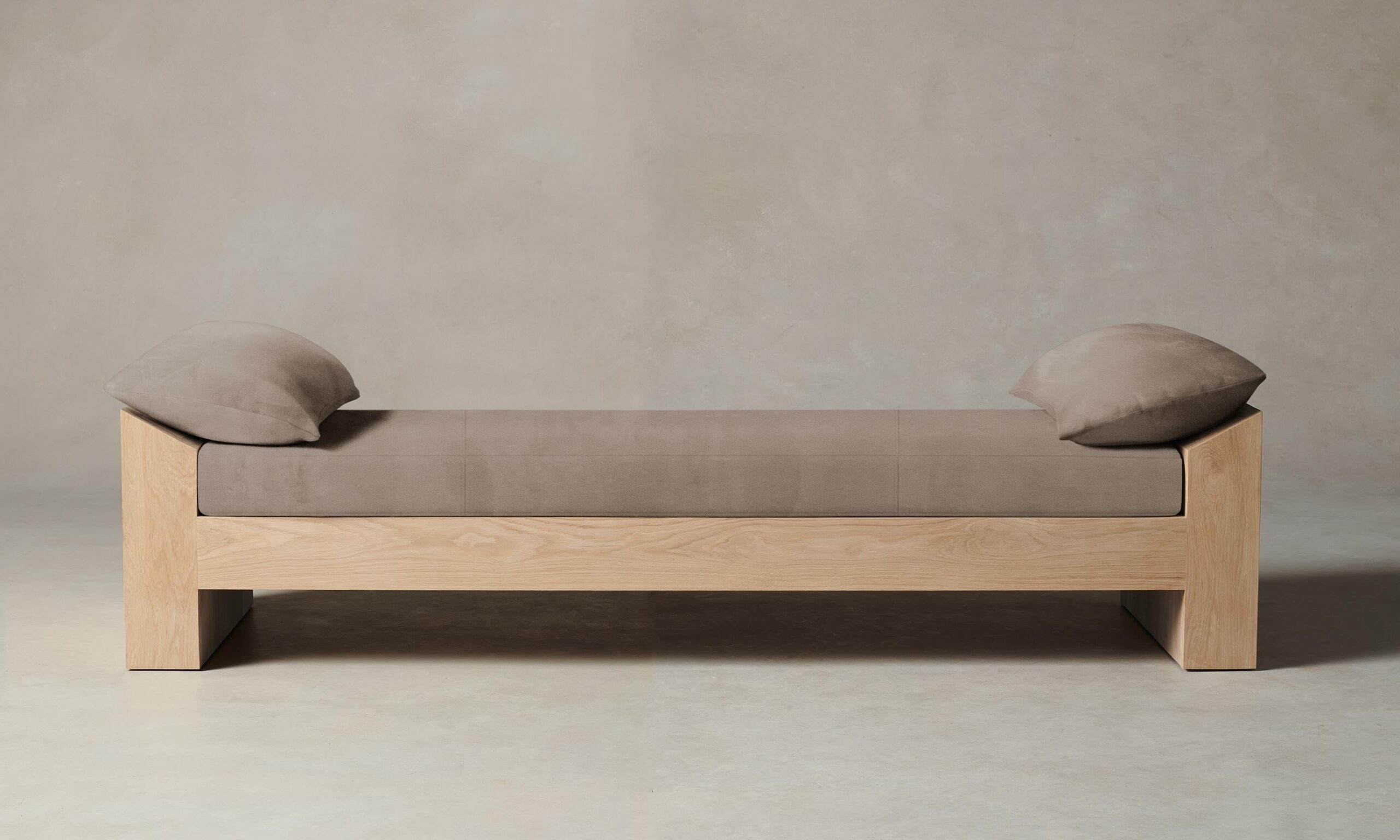 The Montauk Daybed - Nubuck Leather Fawn