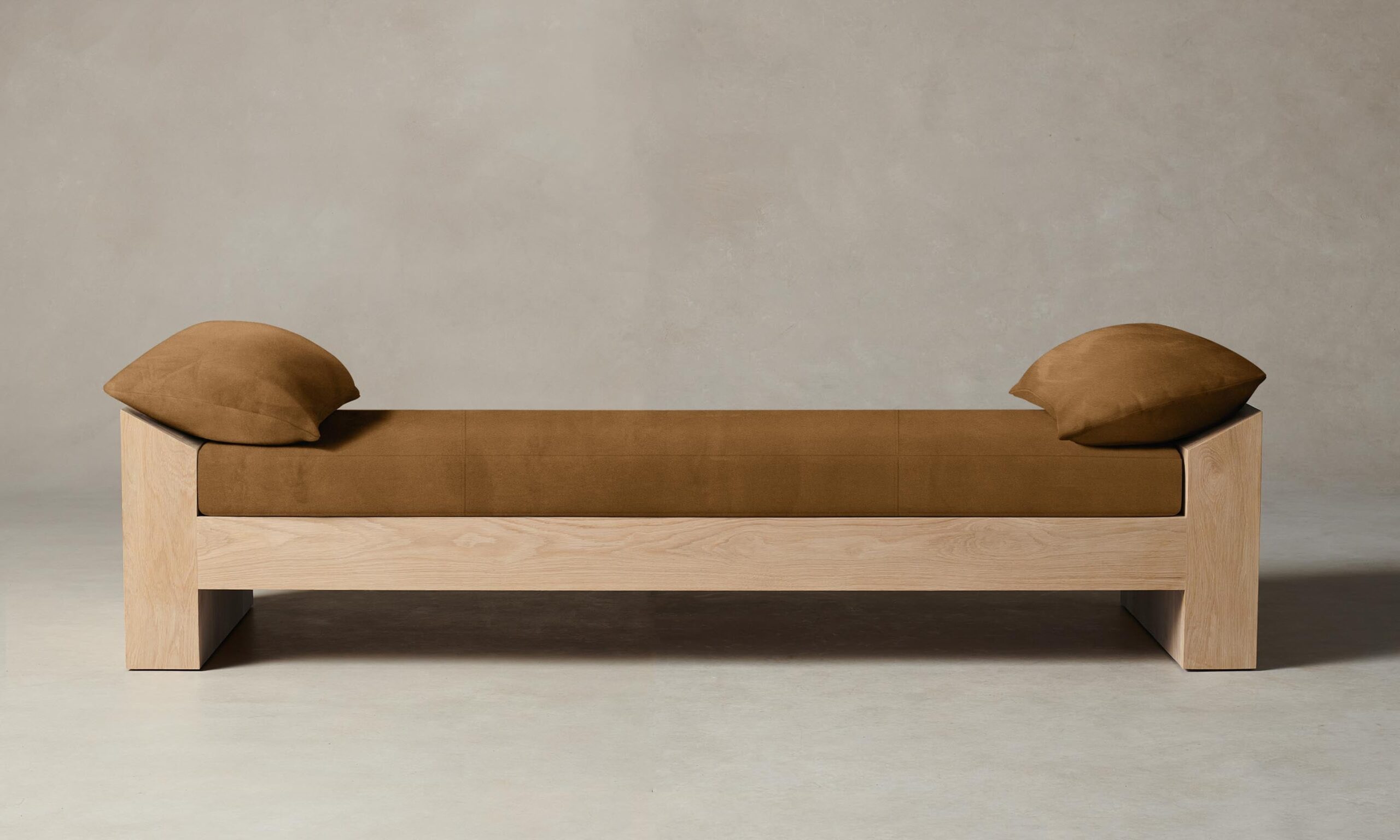 The Montauk Daybed - Nubuck Leather Saddle
