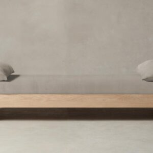 The Montauk Daybed - Nubuck Leather Sail